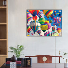 Load image into Gallery viewer, Hot Air Balloon 60X45CM(Canvas) Full Square Drill Diamond Painting
