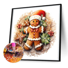 Load image into Gallery viewer, Christmas Cookie Man 50X50CM(Canvas) Full Round Drill Diamond Painting
