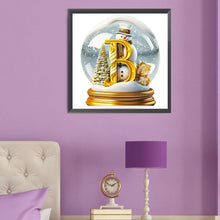 Load image into Gallery viewer, Christmas Crystal Ball B 50X50CM(Canvas) Full Round Drill Diamond Painting
