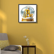 Load image into Gallery viewer, Christmas Crystal Ball B 50X50CM(Canvas) Full Round Drill Diamond Painting
