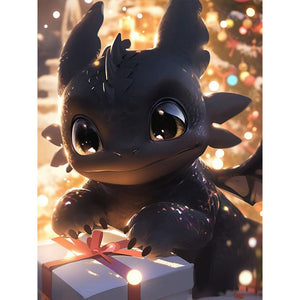 Toothless And Christmas Presents 30X40CM(Canvas) Full Round Drill Diamond Painting