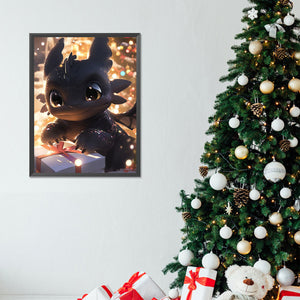 Toothless And Christmas Presents 30X40CM(Canvas) Full Round Drill Diamond Painting