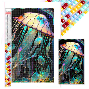 Jellyfish 45X75CM(Canvas) Full Square Drill Diamond Painting