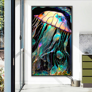 Jellyfish 45X75CM(Canvas) Full Square Drill Diamond Painting