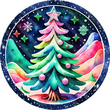 Load image into Gallery viewer, Christmas Tree 30X30CM(Canvas) Full Round Drill Diamond Painting
