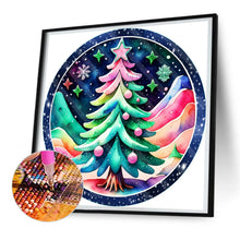 Load image into Gallery viewer, Christmas Tree 30X30CM(Canvas) Full Round Drill Diamond Painting
