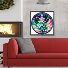 Load image into Gallery viewer, Christmas Tree 30X30CM(Canvas) Full Round Drill Diamond Painting
