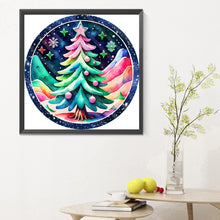 Load image into Gallery viewer, Christmas Tree 30X30CM(Canvas) Full Round Drill Diamond Painting
