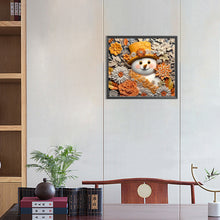 Load image into Gallery viewer, 3D Textured Snowman 40X35CM(Canvas) Full Round Drill Diamond Painting
