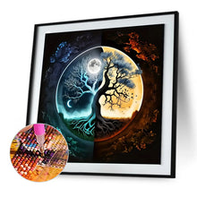 Load image into Gallery viewer, Sun Moon Yin Yang Tree Of Life 30X30CM(Canvas) Full Round Drill Diamond Painting
