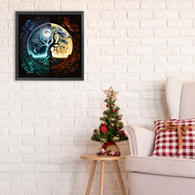 Load image into Gallery viewer, Sun Moon Yin Yang Tree Of Life 30X30CM(Canvas) Full Round Drill Diamond Painting
