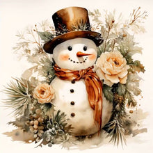 Load image into Gallery viewer, Ceremonial Snowman 30X30CM(Canvas) Full Round Drill Diamond Painting
