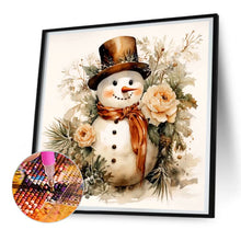 Load image into Gallery viewer, Ceremonial Snowman 30X30CM(Canvas) Full Round Drill Diamond Painting
