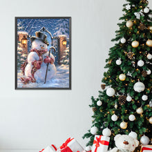 Load image into Gallery viewer, Winter Snowman 30X40CM(Canvas) Full Round Drill Diamond Painting
