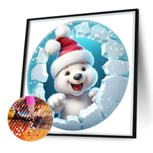 Load image into Gallery viewer, Christmas Animals Breaking Through The Ice 35X35CM(Canvas) Full Square Drill Diamond Painting
