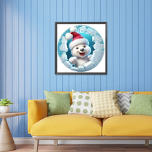 Load image into Gallery viewer, Christmas Animals Breaking Through The Ice 35X35CM(Canvas) Full Square Drill Diamond Painting
