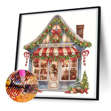 Load image into Gallery viewer, Christmas Shop 25X25CM(Canvas) Partial Special Shaped Drill Diamond Painting
