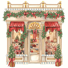 Load image into Gallery viewer, Christmas Shop 25X25CM(Canvas) Partial Special Shaped Drill Diamond Painting
