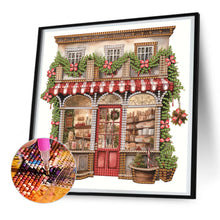 Load image into Gallery viewer, Christmas Shop 25X25CM(Canvas) Partial Special Shaped Drill Diamond Painting
