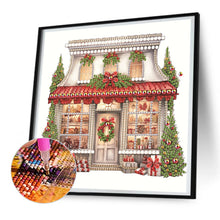 Load image into Gallery viewer, Christmas Shop 25X25CM(Canvas) Partial Special Shaped Drill Diamond Painting
