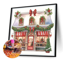 Load image into Gallery viewer, Christmas Shop 25X25CM(Canvas) Partial Special Shaped Drill Diamond Painting
