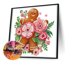 Load image into Gallery viewer, Christmas Atmosphere Cookie Man 30X30CM(Canvas) Partial Special Shaped Drill Diamond Painting
