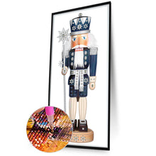 Load image into Gallery viewer, Christmas Nutcracker 30X60CM(Canvas) Partial Special Shaped Drill Diamond Painting
