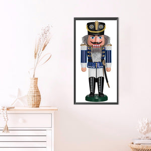 Christmas Nutcracker 30X60CM(Canvas) Partial Special Shaped Drill Diamond Painting