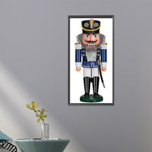 Load image into Gallery viewer, Christmas Nutcracker 30X60CM(Canvas) Partial Special Shaped Drill Diamond Painting
