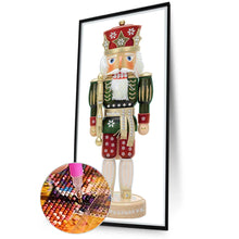 Load image into Gallery viewer, Christmas Nutcracker 30X60CM(Canvas) Partial Special Shaped Drill Diamond Painting
