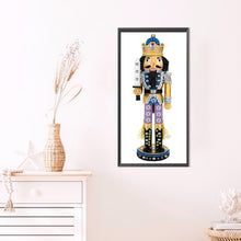 Load image into Gallery viewer, Christmas Nutcracker 30X60CM(Canvas) Partial Special Shaped Drill Diamond Painting
