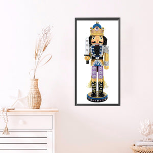 Christmas Nutcracker 30X60CM(Canvas) Partial Special Shaped Drill Diamond Painting