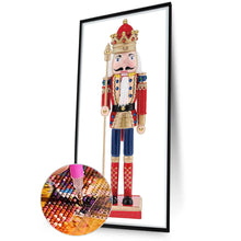 Load image into Gallery viewer, Christmas Nutcracker 30X60CM(Canvas) Partial Special Shaped Drill Diamond Painting
