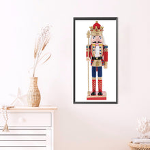 Load image into Gallery viewer, Christmas Nutcracker 30X60CM(Canvas) Partial Special Shaped Drill Diamond Painting
