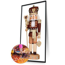 Load image into Gallery viewer, Christmas Nutcracker 30X60CM(Canvas) Partial Special Shaped Drill Diamond Painting
