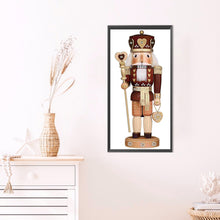 Load image into Gallery viewer, Christmas Nutcracker 30X60CM(Canvas) Partial Special Shaped Drill Diamond Painting
