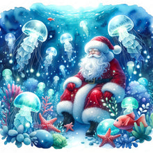 Load image into Gallery viewer, Santa Claus And Elves 45X75CM(Canvas) Full Square Drill Diamond Painting
