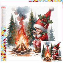 Load image into Gallery viewer, Santa Claus And Elves 45X75CM(Canvas) Full Square Drill Diamond Painting
