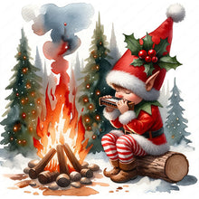 Load image into Gallery viewer, Santa Claus And Elves 45X75CM(Canvas) Full Square Drill Diamond Painting
