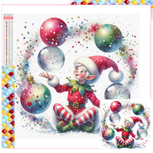 Load image into Gallery viewer, Santa Claus And Elves 45X75CM(Canvas) Full Square Drill Diamond Painting
