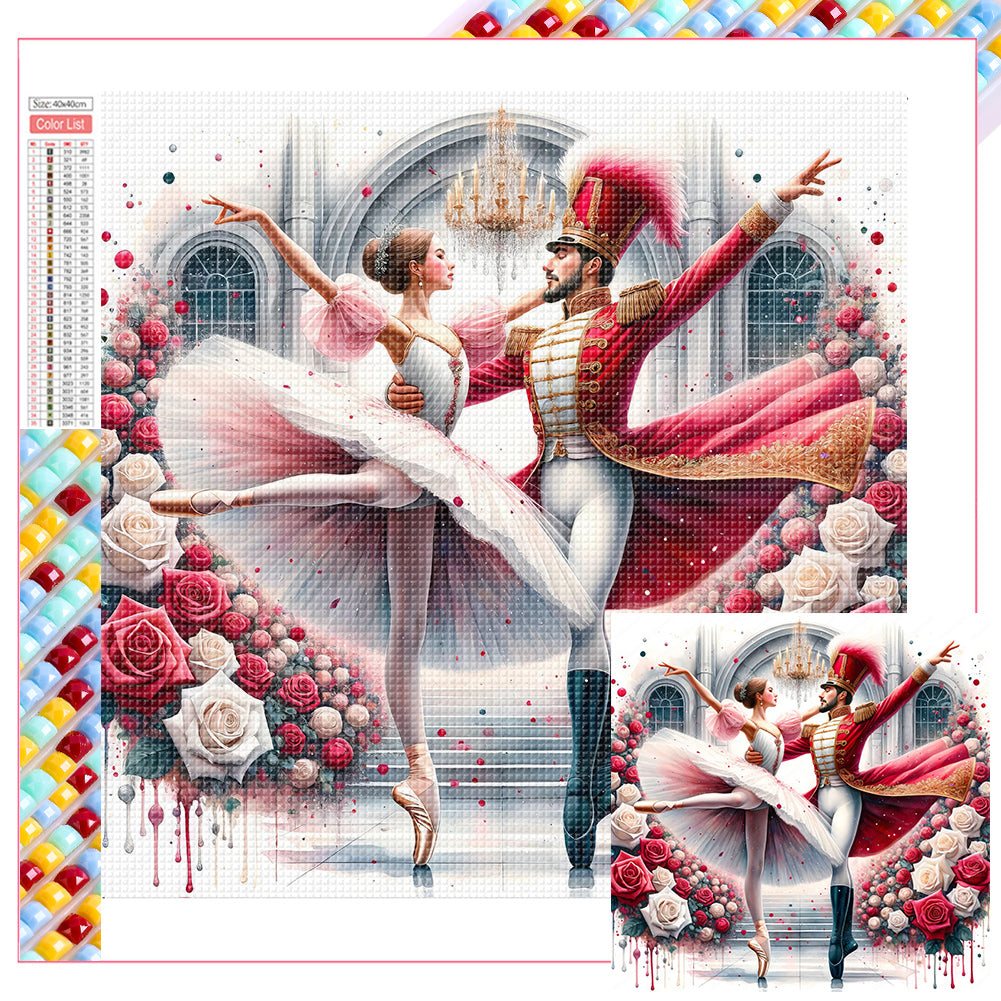 Nutcracker And The Princess 45X45CM(Canvas) Full Square Drill Diamond Painting