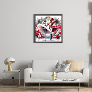 Nutcracker And The Princess 45X45CM(Canvas) Full Square Drill Diamond Painting