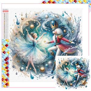 Nutcracker And The Princess 45X45CM(Canvas) Full Square Drill Diamond Painting