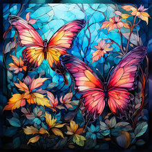 Load image into Gallery viewer, Butterfly 45X45CM(Canvas) Full Square Drill Diamond Painting
