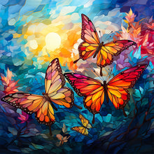 Load image into Gallery viewer, Butterfly 45X45CM(Canvas) Full Square Drill Diamond Painting
