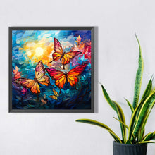 Load image into Gallery viewer, Butterfly 45X45CM(Canvas) Full Square Drill Diamond Painting
