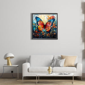 Butterfly 45X45CM(Canvas) Full Square Drill Diamond Painting