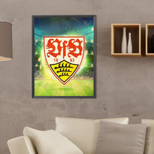 Load image into Gallery viewer, Stuttgart Flag 30X40CM(Canvas) Full Round Drill Diamond Painting
