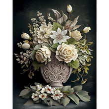 Load image into Gallery viewer, Vase Bouquet 30X40CM(Canvas) Full Square Drill Diamond Painting
