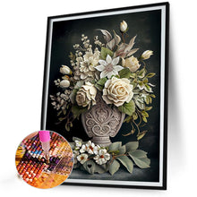 Load image into Gallery viewer, Vase Bouquet 30X40CM(Canvas) Full Square Drill Diamond Painting
